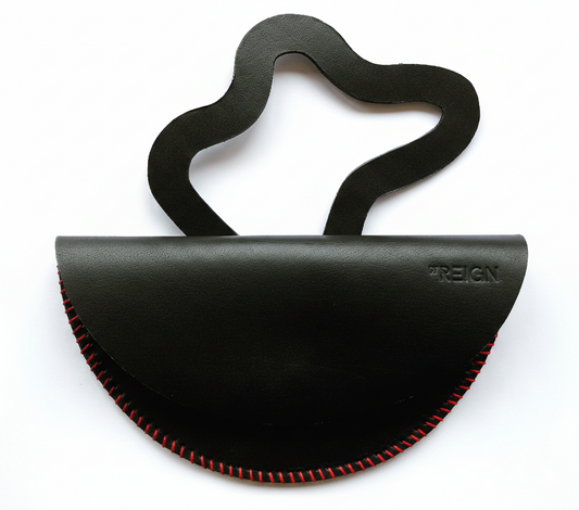 Nostalgia Half Moon Bag -Abstract Handle